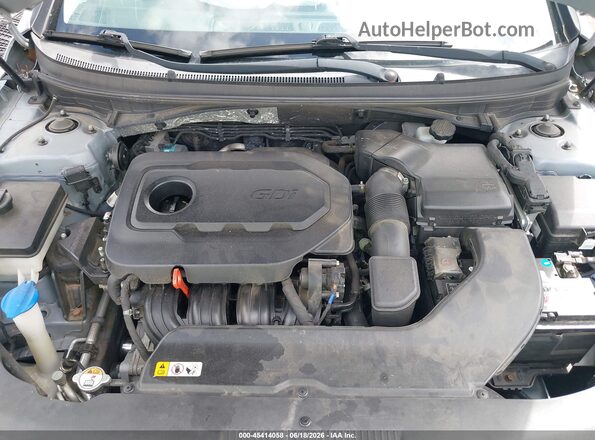 5NPE24AF0GH363115 2016 HYUNDAI SONATA Gray უკანა ხედი