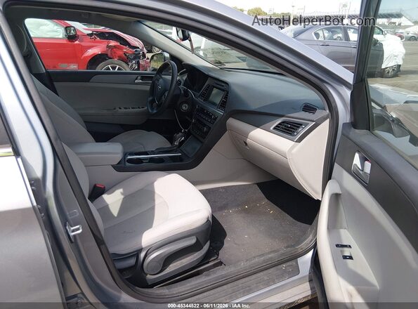 5NPE24AF0GH369870 2016 HYUNDAI SONATA Gray Vista interior delantera