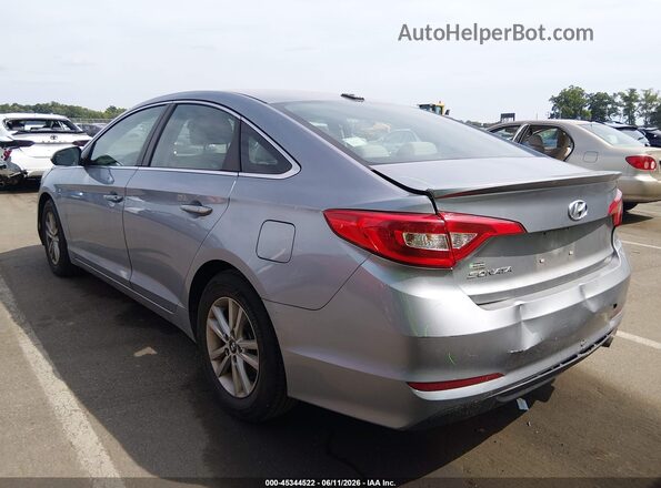 5NPE24AF0GH369870 2016 HYUNDAI SONATA Gray Trasero izquierdo