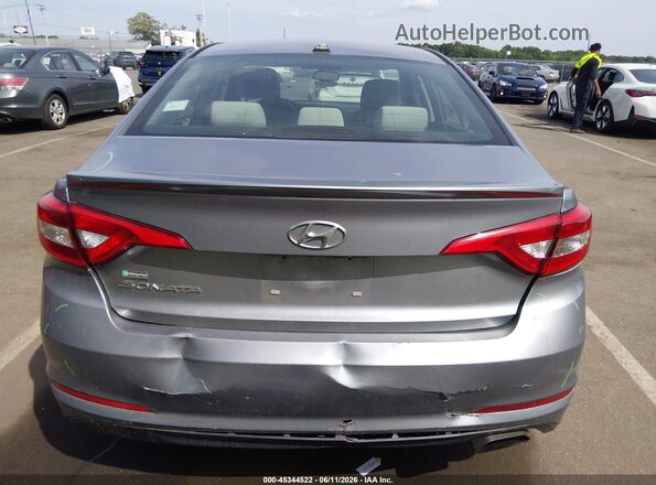 5NPE24AF0GH369870 2016 HYUNDAI SONATA Gray Vista frontal