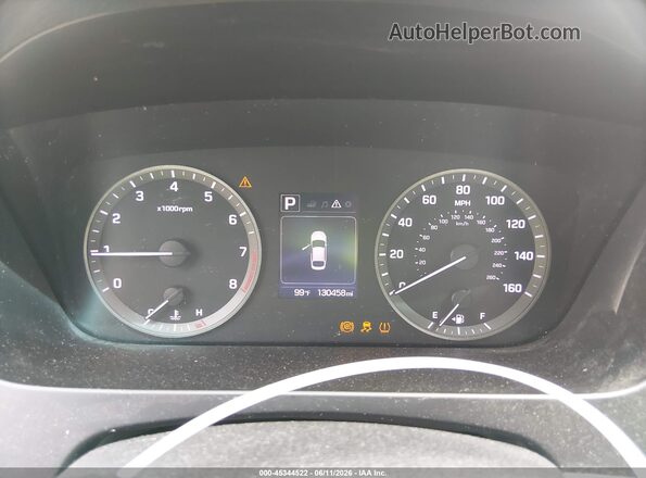 5NPE24AF0GH369870 2016 HYUNDAI SONATA Gray Vista de los asientos traseros
