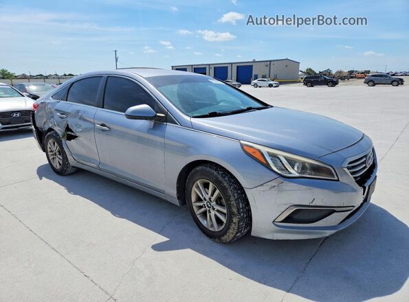 5NPE24AF0GH370775 2016 HYUNDAI SONATA Gray Przód prawy