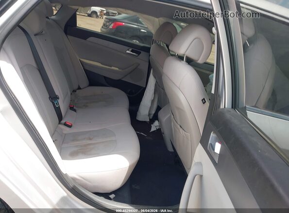 5NPE24AF0GH372221 2016 HYUNDAI SONATA Silver Widok naklejki z numerem VIN