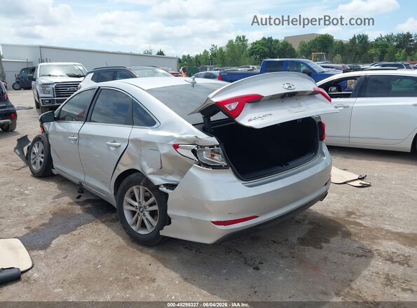 5NPE24AF0GH372221 2016 HYUNDAI SONATA Silver Tył lewy