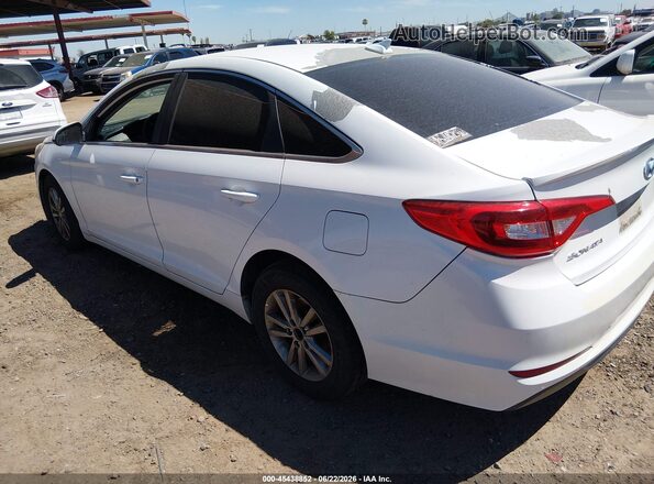 5NPE24AF0GH373630 2016 HYUNDAI SONATA White Rear left
