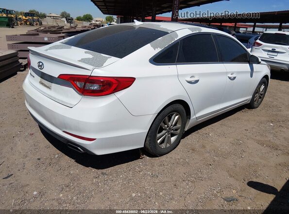 5NPE24AF0GH373630 2016 HYUNDAI SONATA White Rear right