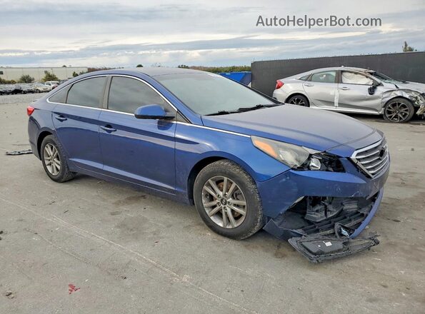 5NPE24AF0GH379718 2016 HYUNDAI SONATA Blue 