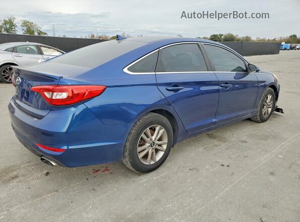 5NPE24AF0GH379718 2016 HYUNDAI SONATA Blue 