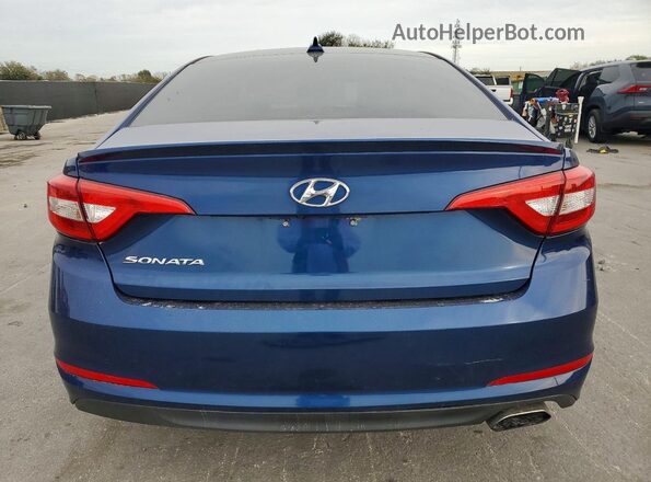 5NPE24AF0GH379718 2016 HYUNDAI SONATA Blue 