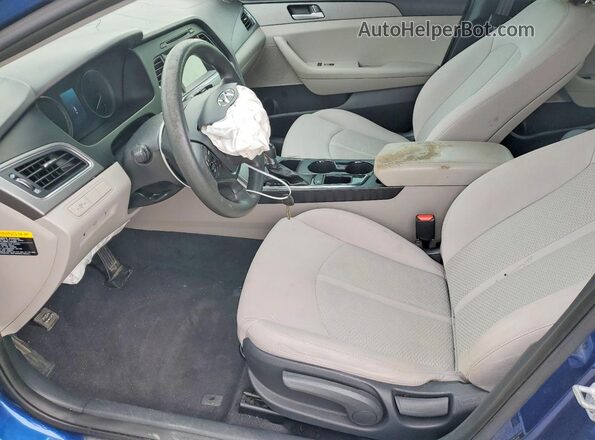 5NPE24AF0GH379718 2016 HYUNDAI SONATA Blue 