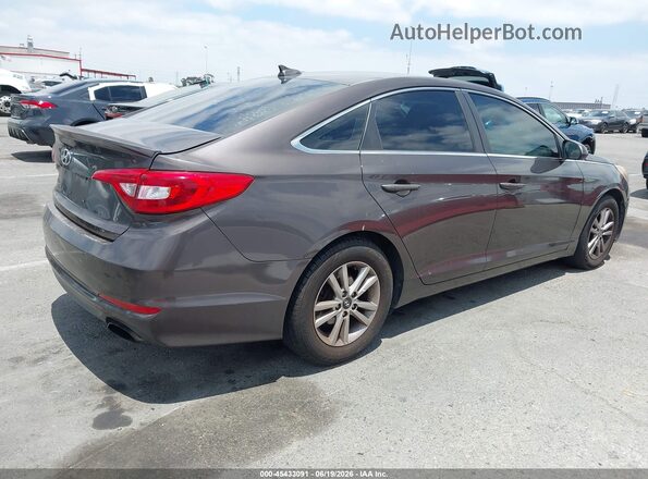5NPE24AF0GH385003 2016 HYUNDAI SONATA Brown უკანა მარჯვენა