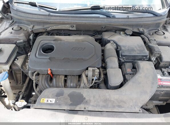 5NPE24AF0GH385003 2016 HYUNDAI SONATA Brown უკანა ხედი