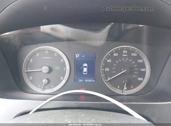 5NPE24AF0GH385003 2016 HYUNDAI SONATA Brown უკანა სავარძლების ხედი