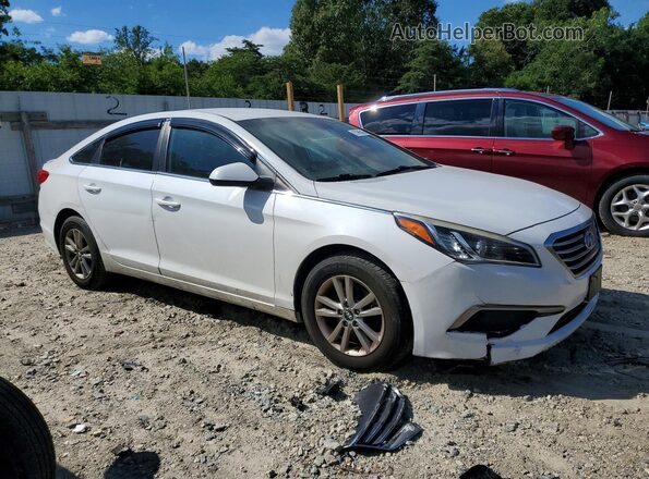 5NPE24AF0GH408344 2016 HYUNDAI SONATA White 