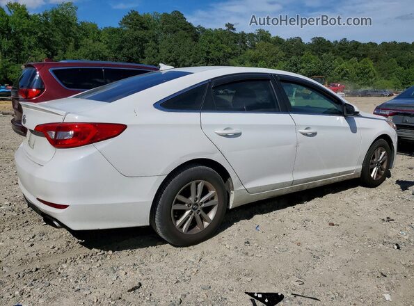 5NPE24AF0GH408344 2016 HYUNDAI SONATA White 