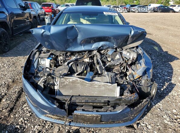 5NPE24AF0GH412605 2016 HYUNDAI SONATA Blue Front view