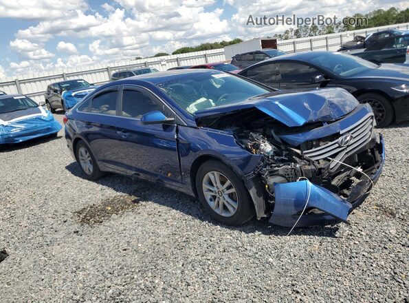 5NPE24AF0HH492313 2017 HYUNDAI SONATA Blue 