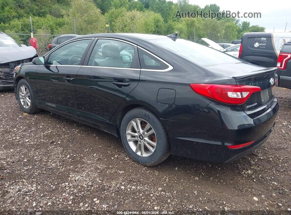 5NPE24AF0HH504315 2017 HYUNDAI SONATA Black Задня ліва чверть