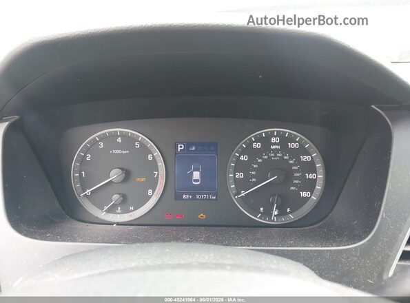 5NPE24AF0HH504315 2017 HYUNDAI SONATA Black Вид задніх сидінь
