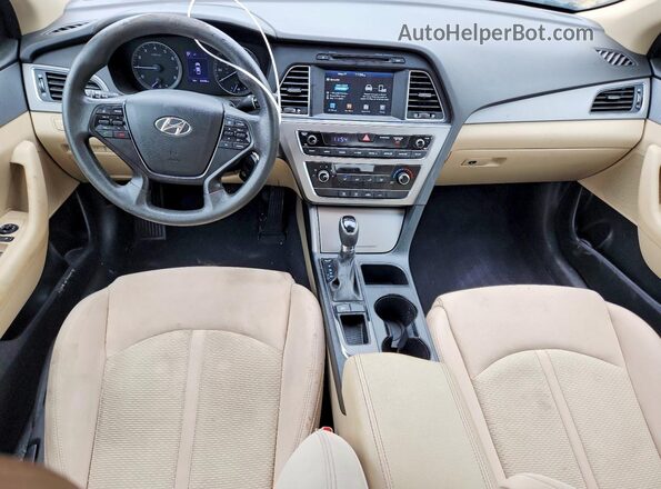 5NPE24AF0HH509837 2017 HYUNDAI SONATA Charcoal 