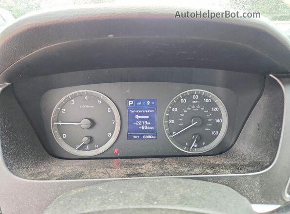 5NPE24AF0HH509837 2017 HYUNDAI SONATA Charcoal 