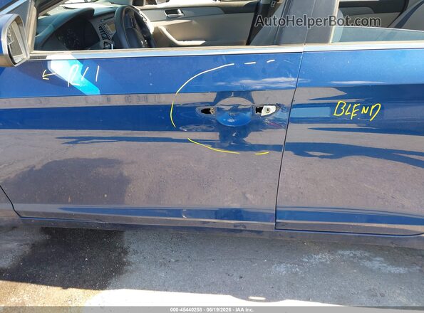 5NPE24AF0HH511345 2017 HYUNDAI SONATA Blue Vista frontal