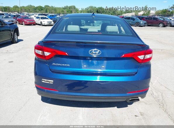 5NPE24AF0HH511345 2017 HYUNDAI SONATA Blue 