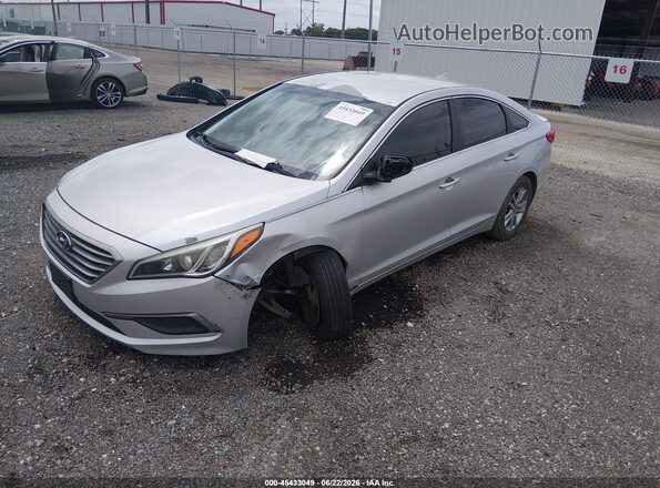 5NPE24AF0HH514908 2017 HYUNDAI SONATA Light Blue Передня ліва чверть
