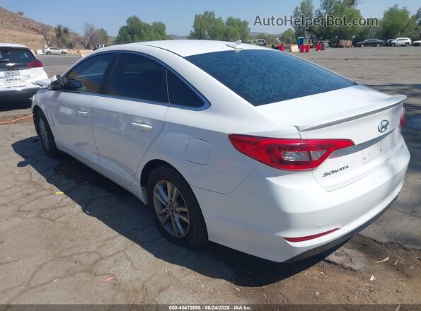 5NPE24AF0HH538481 2017 HYUNDAI SONATA White Задня ліва чверть