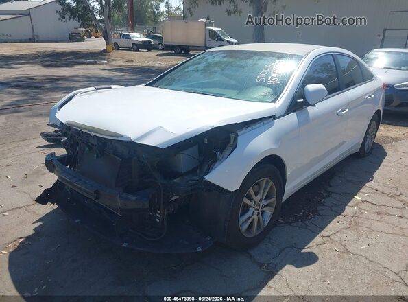 5NPE24AF0HH538481 2017 HYUNDAI SONATA White Передня ліва чверть