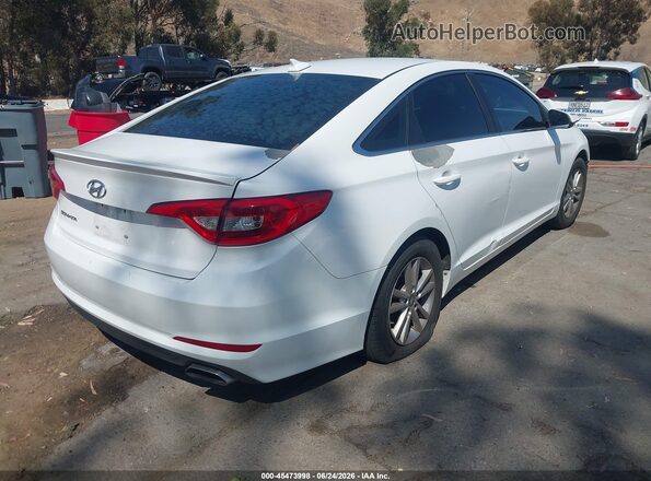 5NPE24AF0HH538481 2017 HYUNDAI SONATA White Задня права чверть