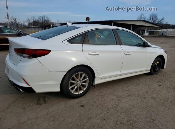 5NPE24AF0JH595964 2018 HYUNDAI SONATA White უკანა მარჯვენა