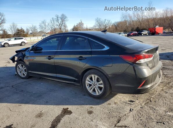 5NPE24AF0JH681145 2018 HYUNDAI SONATA Black უკანა მარცხენა