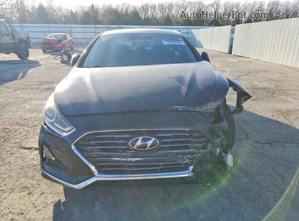 5NPE24AF0JH681145 2018 HYUNDAI SONATA Black წინა ხედი