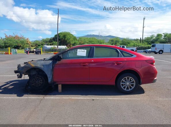 5NPE24AF0JH683879 2018 HYUNDAI SONATA Red 