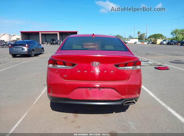 5NPE24AF0JH683879 2018 HYUNDAI SONATA Red 