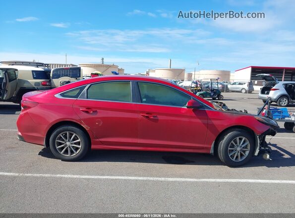 5NPE24AF0JH683879 2018 HYUNDAI SONATA Red 360 interior view