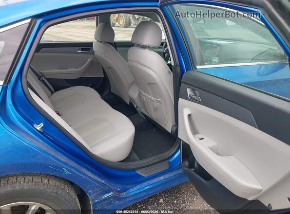 5NPE24AF0JH721658 2018 HYUNDAI SONATA Blue VIN sticker view