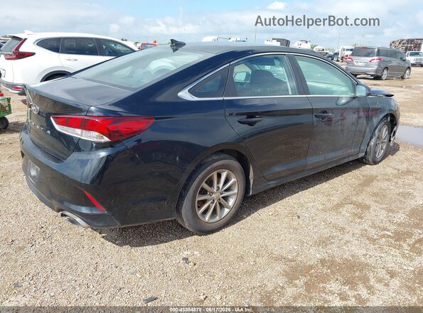 5NPE24AF0KH740244 2019 HYUNDAI SONATA Черный Задняя правая четверть