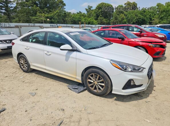 5NPE24AF0KH747663 2019 HYUNDAI SONATA White 