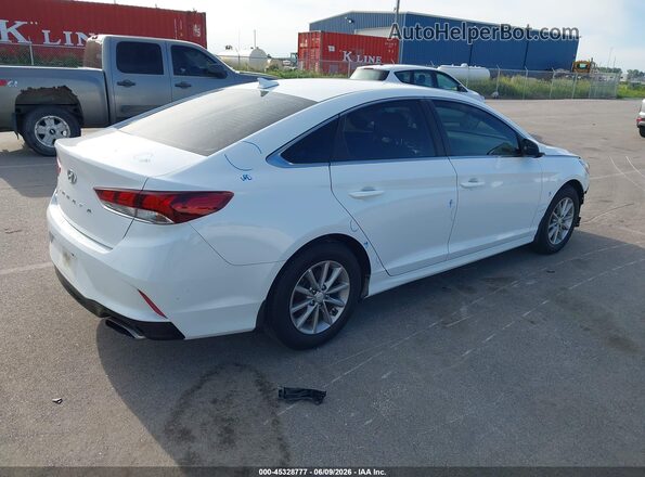 5NPE24AF0KH754824 2019 HYUNDAI SONATA White Tył prawy