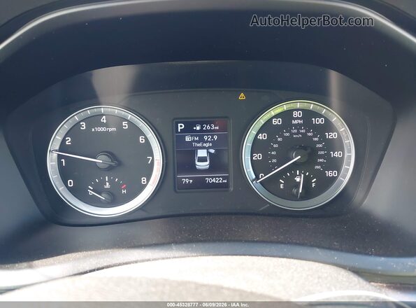 5NPE24AF0KH754824 2019 HYUNDAI SONATA White Widok tylnych siedzeń