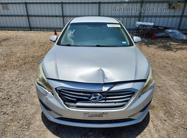 5NPE24AF1GH296265 2016 HYUNDAI SONATA Silver Vista frontal