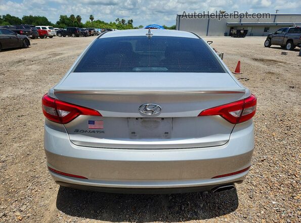 5NPE24AF1GH296265 2016 HYUNDAI SONATA Silver Vista trasera