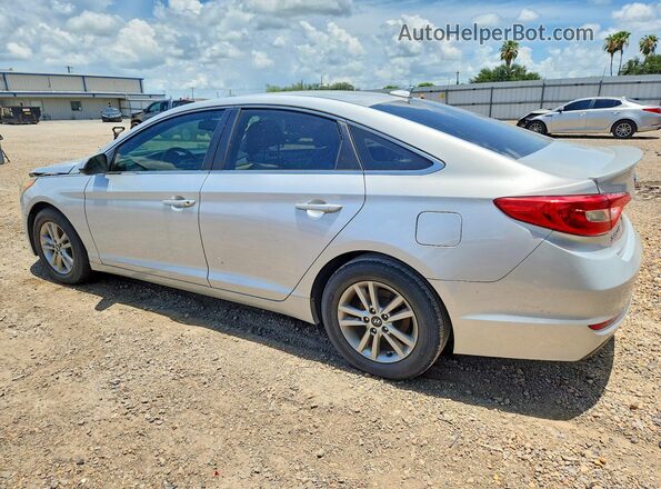 5NPE24AF1GH296265 2016 HYUNDAI SONATA Silver Trasero izquierdo