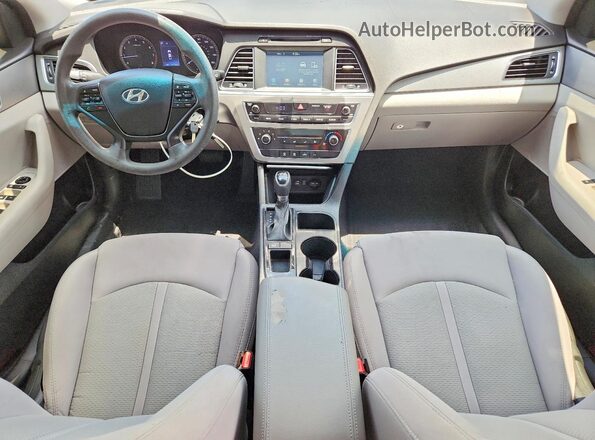 5NPE24AF1GH296265 2016 HYUNDAI SONATA Silver Vista del salpicadero