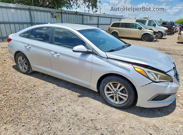 5NPE24AF1GH296265 2016 HYUNDAI SONATA Silver Delantero derecho
