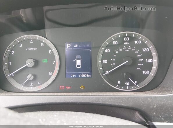 5NPE24AF1GH339941 2016 HYUNDAI SONATA Brown Vista de los asientos traseros