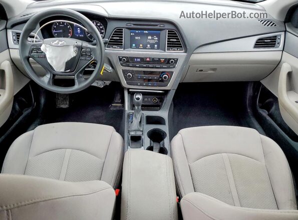 5NPE24AF1GH348235 2016 HYUNDAI SONATA Maroon Առջևի վահանակի տեսք