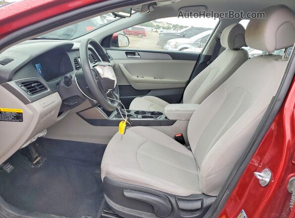 5NPE24AF1GH348235 2016 HYUNDAI SONATA Maroon Սալոնի դիմացի տեսք